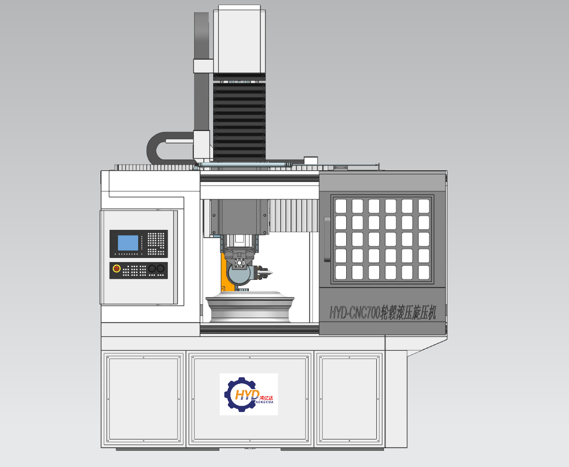 铝合金轮毂滚压旋压设备