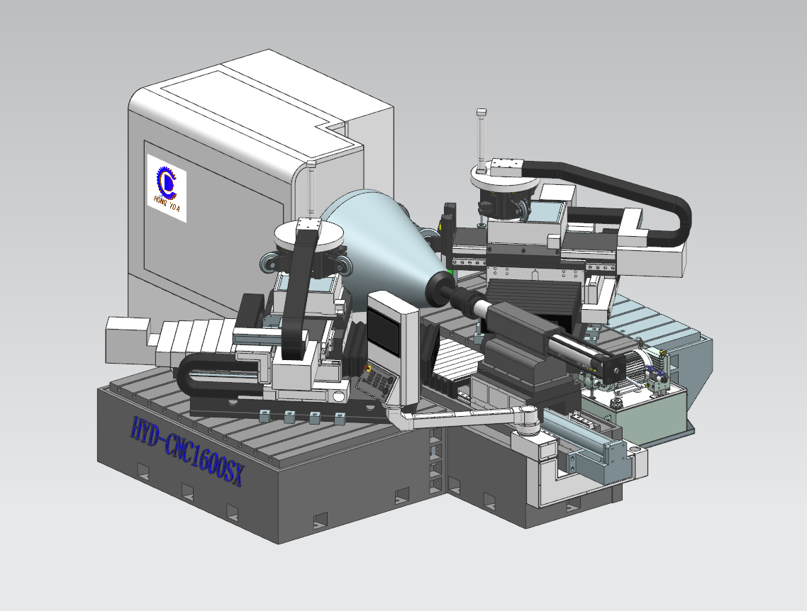 HYD-CNC1600SX 加强型双轮旋压机