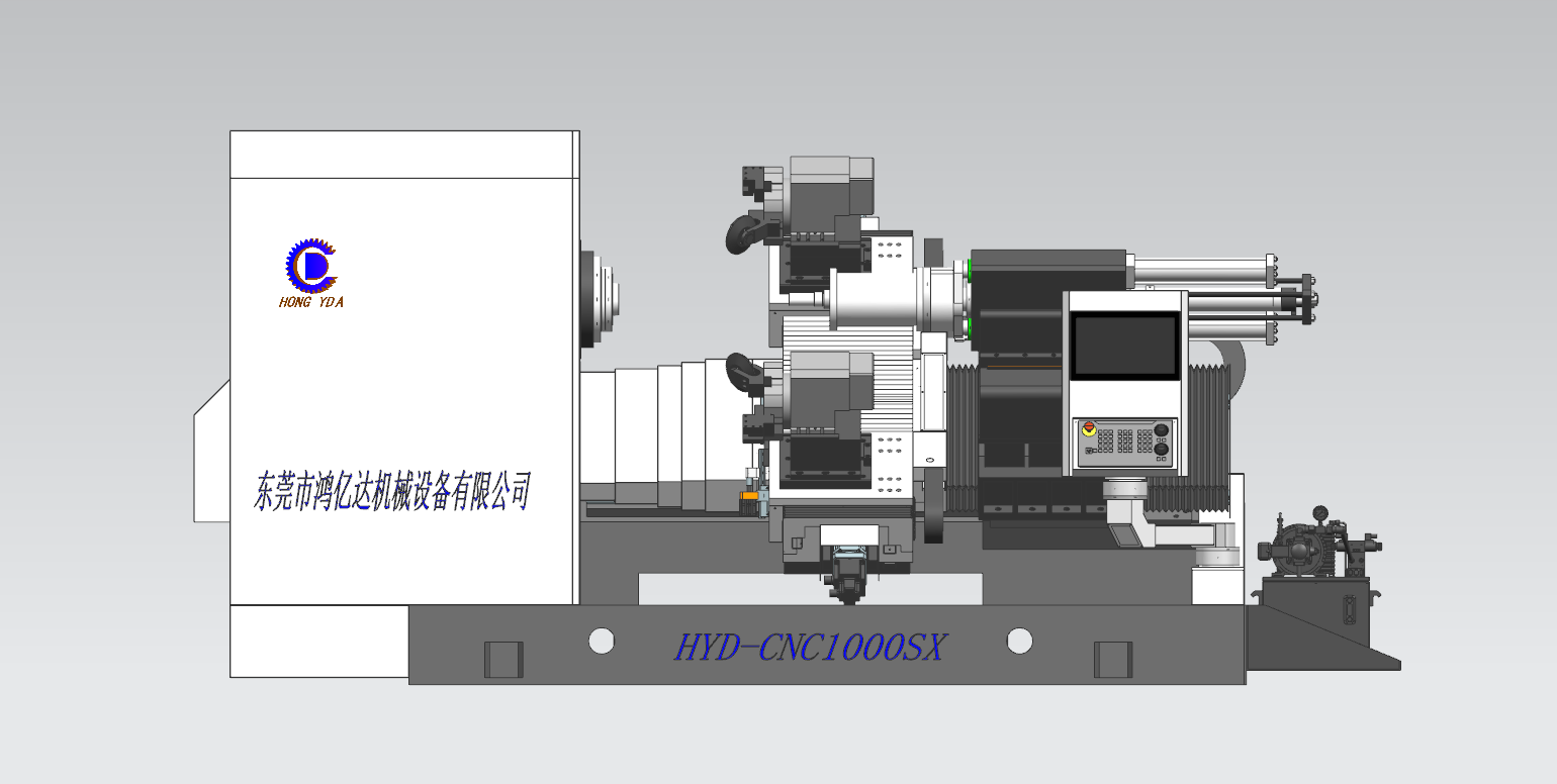 HYD-CNC1000双轮旋压设备